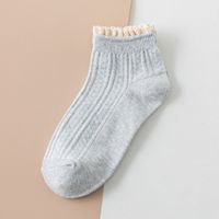 Women's Korean Style Solid Color Cotton Ankle Socks A Pair sku image 8