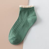 Women's Korean Style Solid Color Cotton Ankle Socks A Pair sku image 5