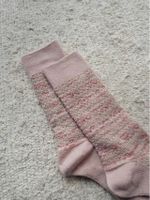 Frau Japanischer Stil Gitter Wolle Crew Socken Ein Paar main image 4