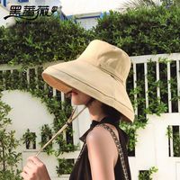 Women's Basic Simple Style Solid Color Crimping Bucket Hat main image 1