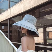 Women's Basic Simple Style Solid Color Crimping Bucket Hat sku image 6