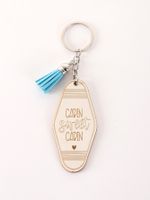 Style Simple Lettre Bois Unisexe Pendentif De Sac Porte-clés sku image 1