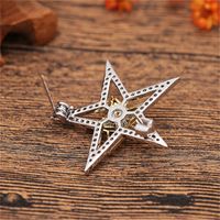 Ig Style Star Bicycle Copper Inlay Zircon Unisex Brooches main image 6