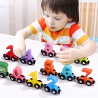 Building Toys Toddler(3-6years) Number Wood Toys main image 4