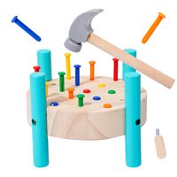 Table & Floor Games Toddler(3-6years) Color Block Wood Toys main image 3