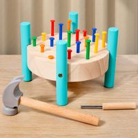 Table & Floor Games Toddler(3-6years) Color Block Wood Toys sku image 1
