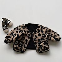 Retro Simple Style Leopard Polyester Boys Outerwear sku image 4