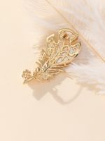 Classic Style Feather Copper Plating Women's Brooches main image 4