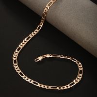 Hip-hop Xuping Solid Color Copper Alloy Plating 18k Gold Plated Men's Necklace main image 6