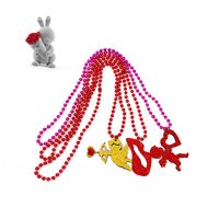 Valentine's Day Classic Style Color Block Plastic Banquet Date Hanging Ornaments main image 2