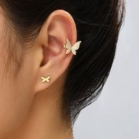 3 Pieces Simple Style Solid Color Copper Ear Cuffs main image 6