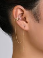 1 Pair Simple Style Solid Color Mesh Copper Drop Earrings main image 3