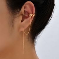 1 Pair Simple Style Solid Color Mesh Copper Drop Earrings main image 5