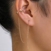 1 Pair Simple Style Solid Color Mesh Copper Drop Earrings sku image 3