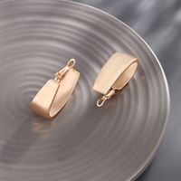 1 Pair Xuping Simple Style Geometric Plating Alloy Copper Alloy 18k Gold Plated White Gold Plated Earrings main image 6