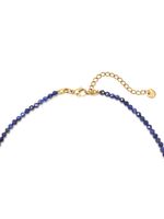 Lady Moon Stainless Steel Ore Lapis Lazuli Beaded Handmade Pendant Necklace main image 2
