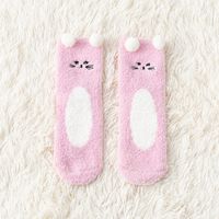 Femmes Mignon Style Simple Dessin Animé Ours Polyester Broderie Crew Socks Une Paire sku image 8
