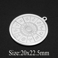Simple Style Color Block Stainless Steel Polishing Plating Gold Plated Jewelry Accessories sku image 14