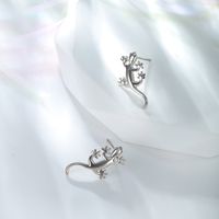 1 Pair Xuping Simple Style Animal Copper Alloy 18k Gold Plated White Gold Plated Ear Studs main image 7