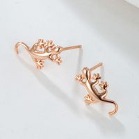 1 Pair Xuping Simple Style Animal Copper Alloy 18k Gold Plated White Gold Plated Ear Studs main image 4