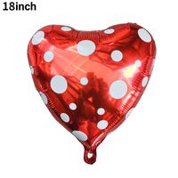 Valentine's Day Letter Heart Shape Aluminum Film Date Balloons 1 Piece sku image 14