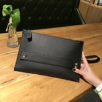 Women's Mini Polyester Solid Color Classic Style Square Zipper Envelope Bag sku image 2