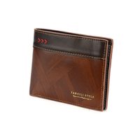 Men's Solid Color Pu Leather Open Wallets main image 4