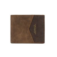 Men's Solid Color Pu Leather Open Wallets sku image 6