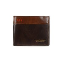 Men's Solid Color Pu Leather Open Wallets sku image 8