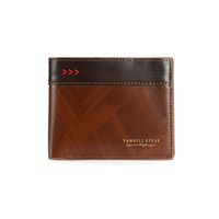 Men's Solid Color Pu Leather Open Wallets sku image 9