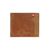 Men's Solid Color Pu Leather Open Wallets sku image 12