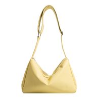 Women's Medium Pu Leather Solid Color Streetwear Square Zipper Shoulder Bag main image 8