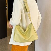 Women's Medium Pu Leather Solid Color Streetwear Square Zipper Shoulder Bag main image 7