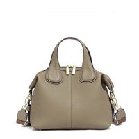 Women's Pu Leather Solid Color Vintage Style Classic Style Round Zipper Handbag main image 2