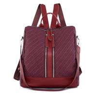Color Block Casual Holiday Daily Women's Backpack sku image 5