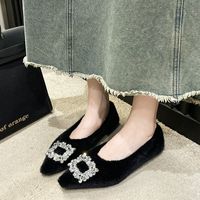 Women's Streetwear Solid Color Point Toe Flats main image 5