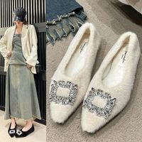Women's Streetwear Solid Color Point Toe Flats main image 1