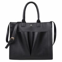Women's Large Pu Leather Solid Color Vintage Style Classic Style Square Magnetic Buckle Handbag sku image 2