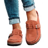 Women's Casual Vintage Style Commute Solid Color Round Toe Casual Sandals main image 3