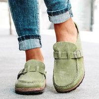 Women's Casual Vintage Style Commute Solid Color Round Toe Casual Sandals main image 2