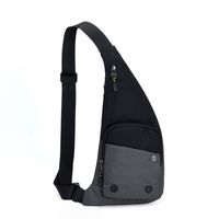 Men's Basic Solid Color Nylon Waterproof Waist Bags sku image 3