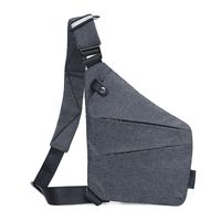 Men's Basic Solid Color Polyester Anti-theft Waist Bags sku image 13