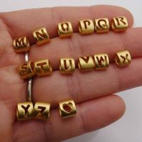 1 Piece 6 * 7mm Hole 3.5 * 4mm Copper Letter Spacer Bars main image 4