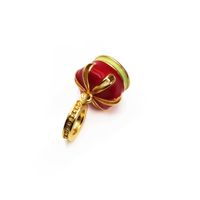 Cute Heart Shape Copper Enamel Charms Jewelry Accessories sku image 7