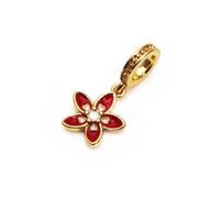 Cute Heart Shape Copper Enamel Charms Jewelry Accessories sku image 15