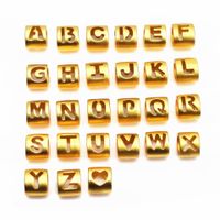 1 Piece 6 * 7mm Hole 3.5 * 4mm Copper Letter Spacer Bars main image 1
