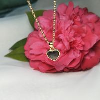 Simple Style Heart Shape Shell Plating Jewelry Accessories main image 4