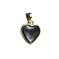 Simple Style Heart Shape Shell Plating Jewelry Accessories main image 3