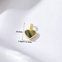 Simple Style Heart Shape Copper Plating Gold Plated Jewelry Accessories sku image 7