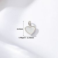 Simple Style Heart Shape Copper Plating Gold Plated Jewelry Accessories sku image 2